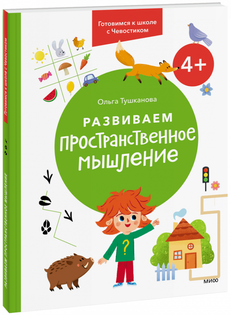 Книга «Развиваем пространственное мышление. 4+»