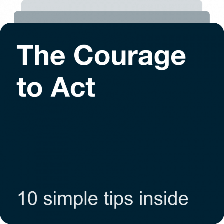 The Courage to Act